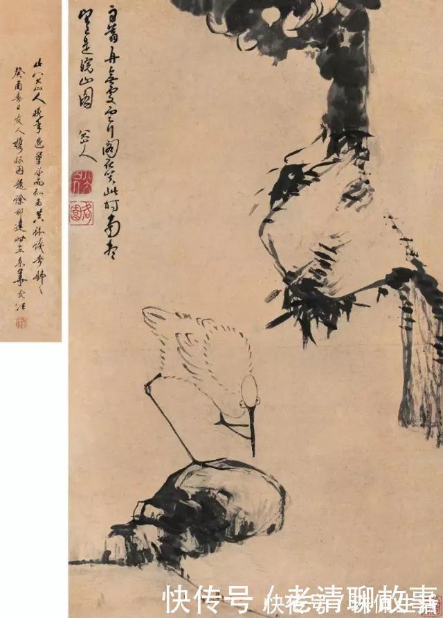 水墨纸本#他是中国画一代宗师,一只鸟就值6000多万