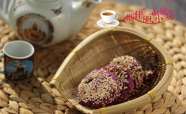 紫薯|教你用糯米粉做6种点心，香甜软糯几天不吃就会想，平底锅就能做
