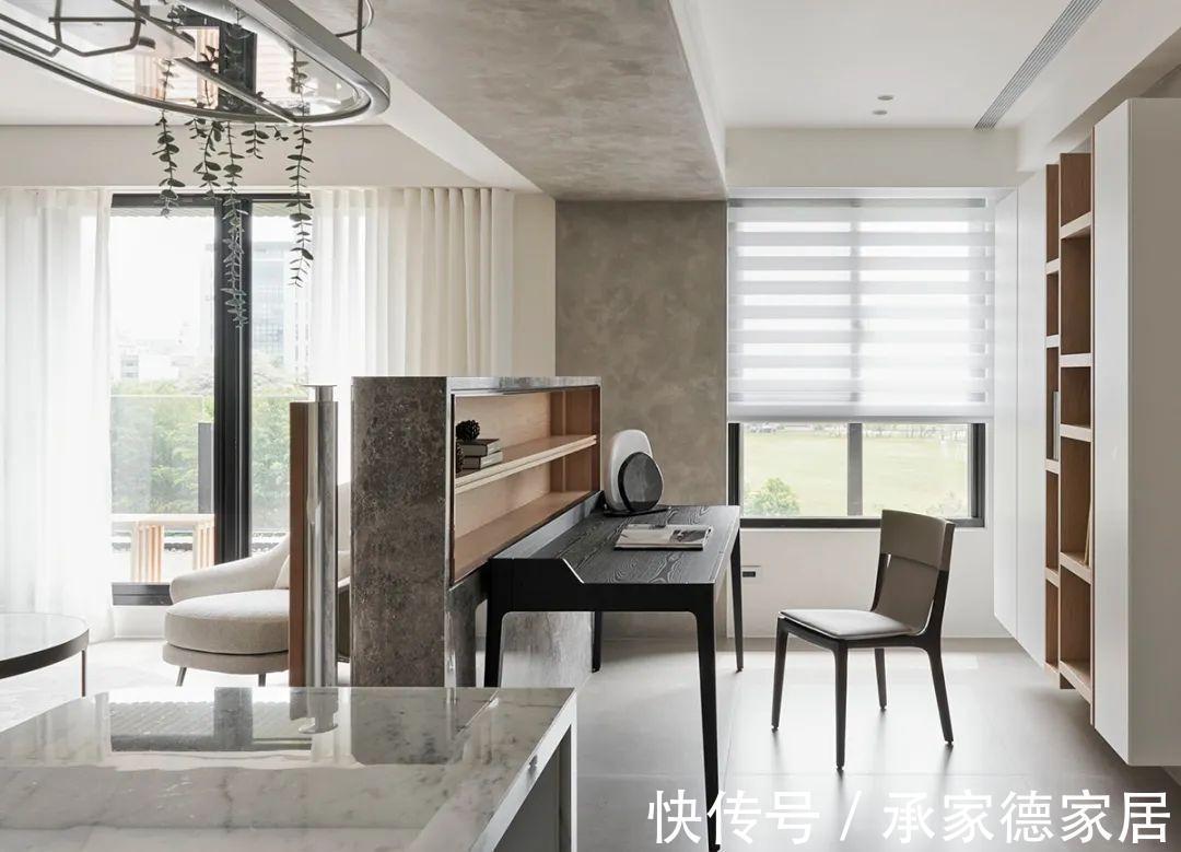 三居室|86㎡三居室装修，开放式书房、多功能电视墙，精致有格调！