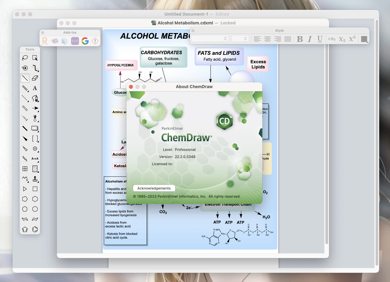 PerkinElmer ChemDraw Pro 2022 v22.2.0.3300 化学结构绘图-下载否