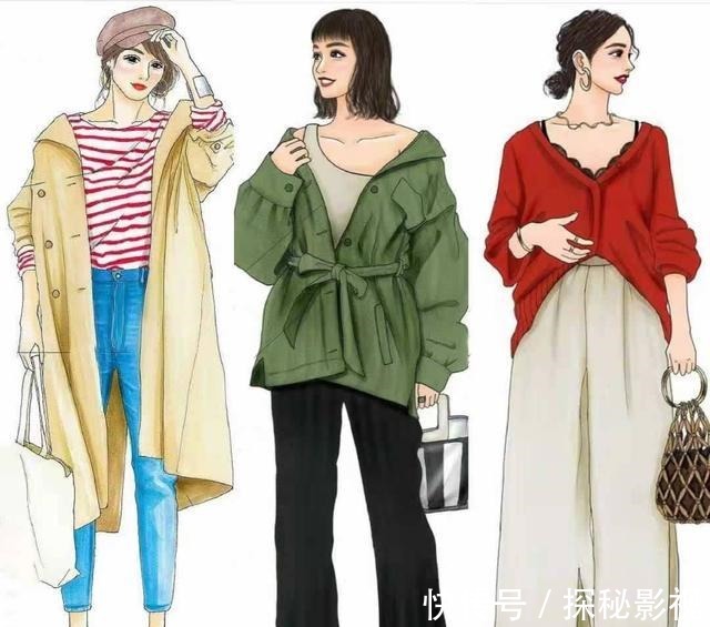 手绘 学色彩有什么用日本插画师的早春“手绘配色”，27套穿搭真绝了！