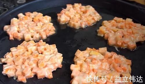 秋冬季|教你做一道好吃有营养的红薯小饼,做法简单,孩子一顿能吃4个