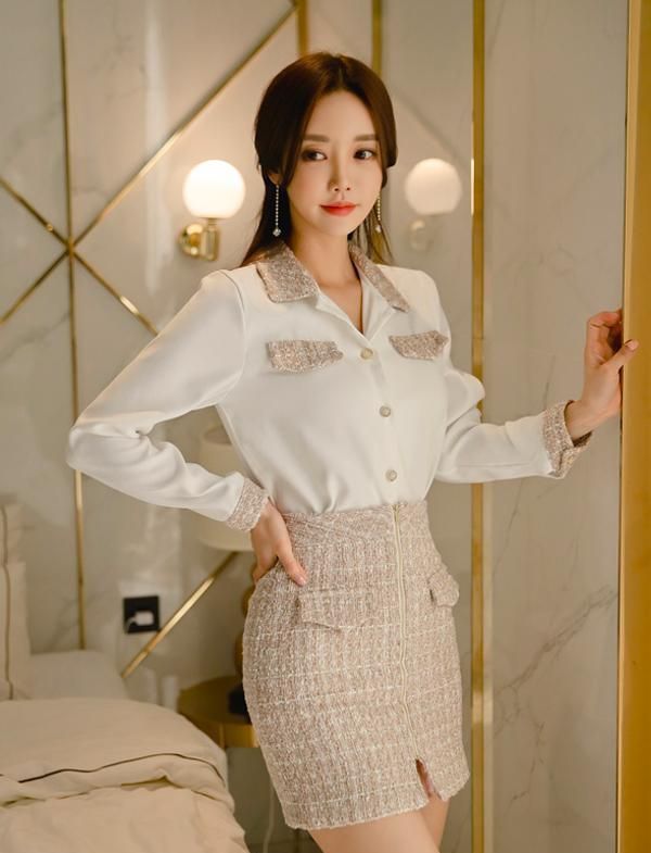 商务精英 穿上玲珑透丽职业裙,就能秒变商务精英,看上去就有高级感!