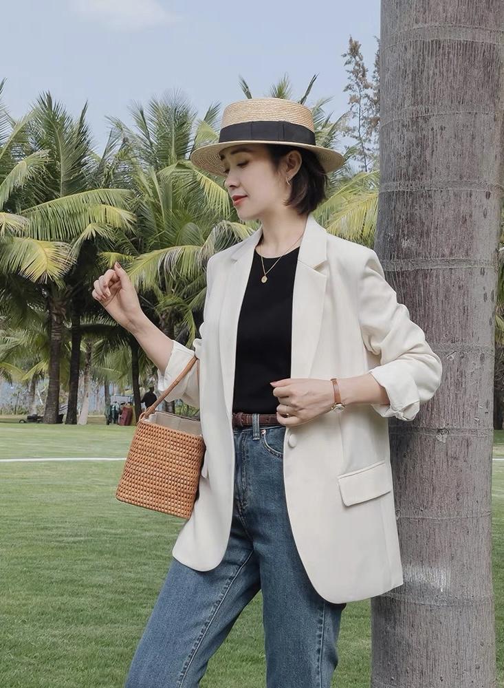 西装|中年女人要学会穿“西装”,不挑人又chic,出街赚足回头率