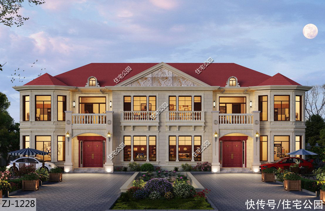 别墅|2021年就建这10套别墅吧，双拼设计太绝了，尤其是第6套特别实用