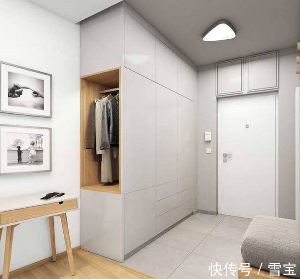 鞋柜|定制衣柜十大品牌:入户鞋柜+衣帽柜,多出一个衣帽间!