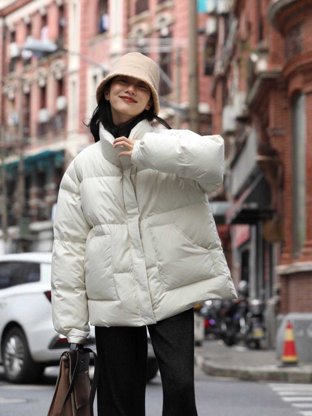 小姐姐|短款羽绒服,小个子小姐姐的绝佳选择