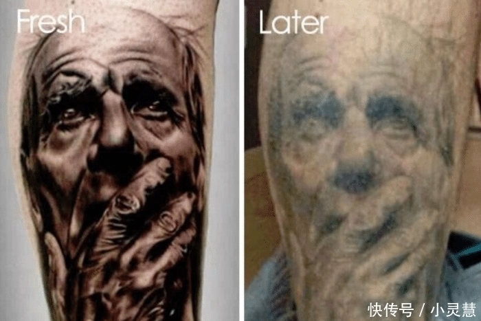 估计|当纹身“老了”会变成什么样看完估计肠子都悔青了哈哈哈哈
