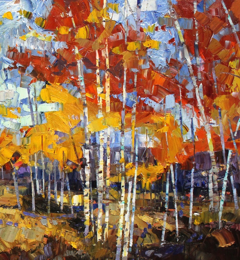 robert|这组小色块油画,色彩生动,美得令人目不暇接