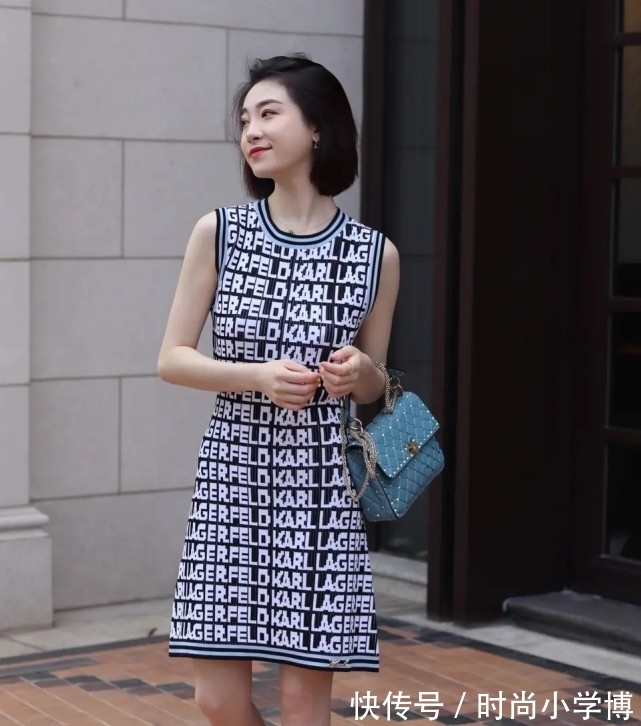 满身|满身字母提花连衣包臀裙,精致又大气!