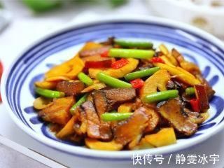 大人|腊肉和笋的完美搭配,简单炒一炒,大人小孩都爱吃