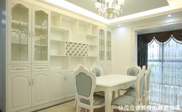 餐厅|晒晒我130平新房,装修下来花35万,全屋漂亮极了尤其是餐厅