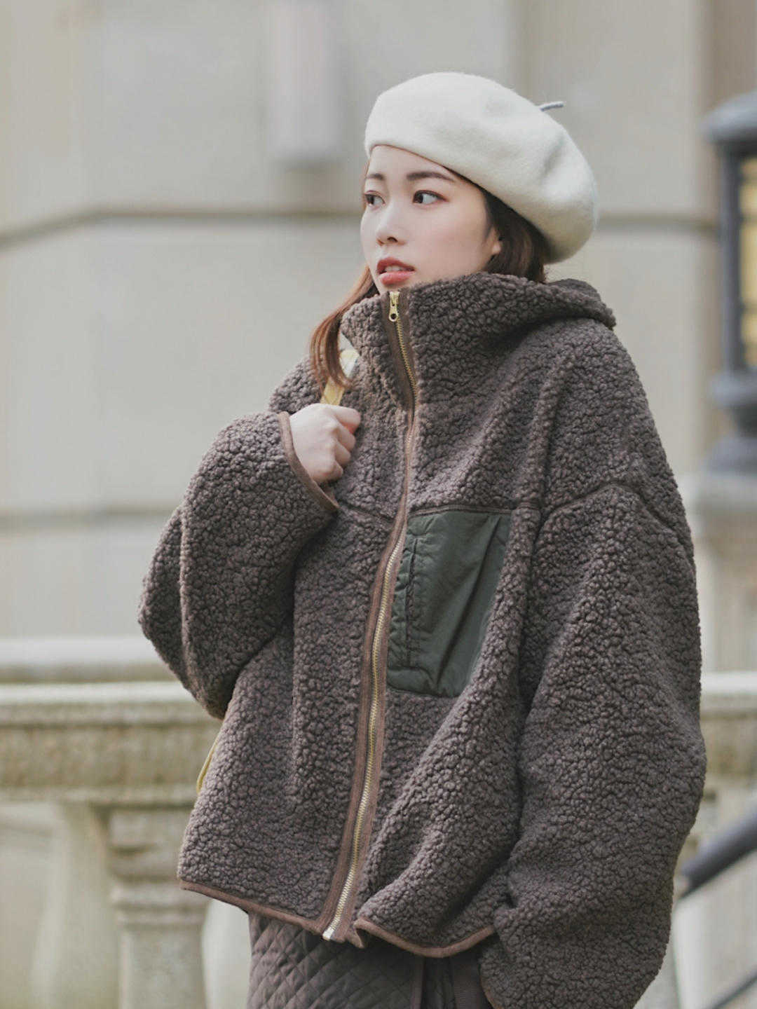 cp 寒冬一定穿半裙+靴子,不仅优雅时尚,有气质,让你遇见美好