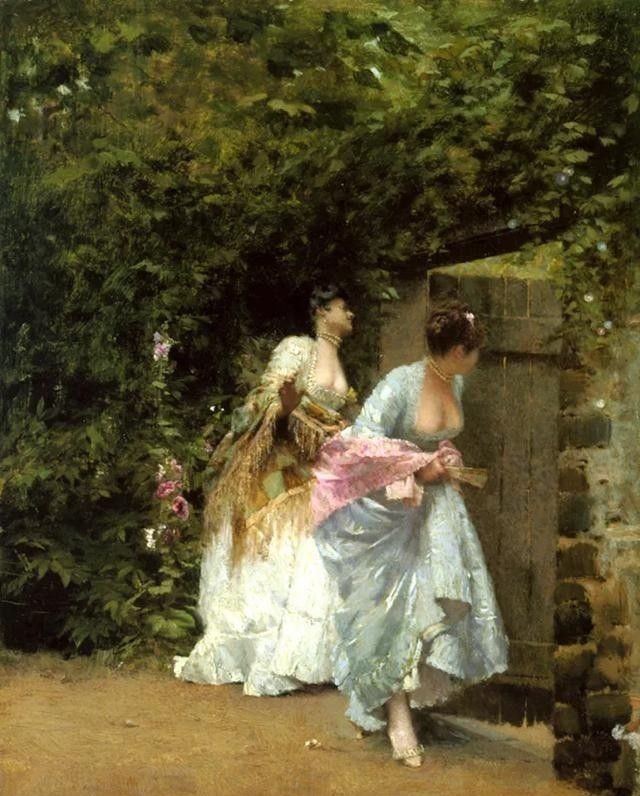 德·尼蒂斯!意大利大画家德·尼蒂斯的油画作品,莫名的好看,耐看,非常喜欢