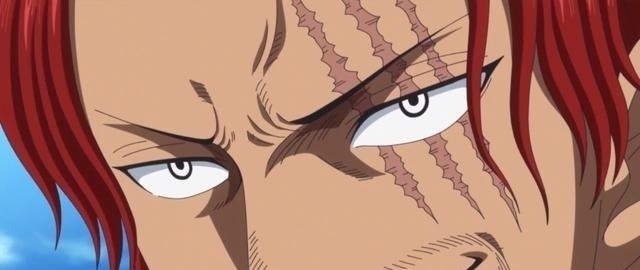 山贼王|红发香克斯的海贼旗与表情越来越狰狞,暗示其逐渐走向黑化?