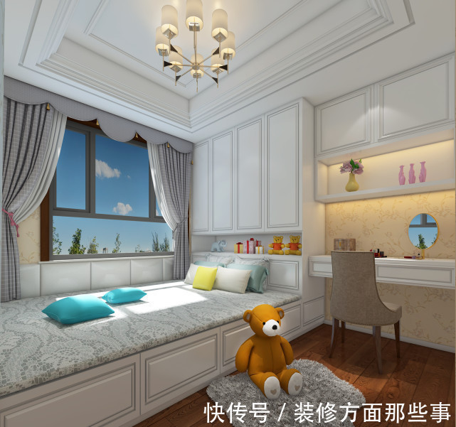 防水式|300平奢华中不失低调,清爽中不失稳重的现代美式风