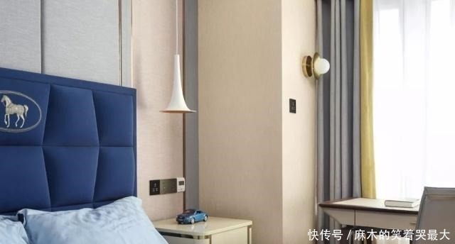 色调|140平三室装修,难得一见的精致高雅空间,主卧色调太美了!