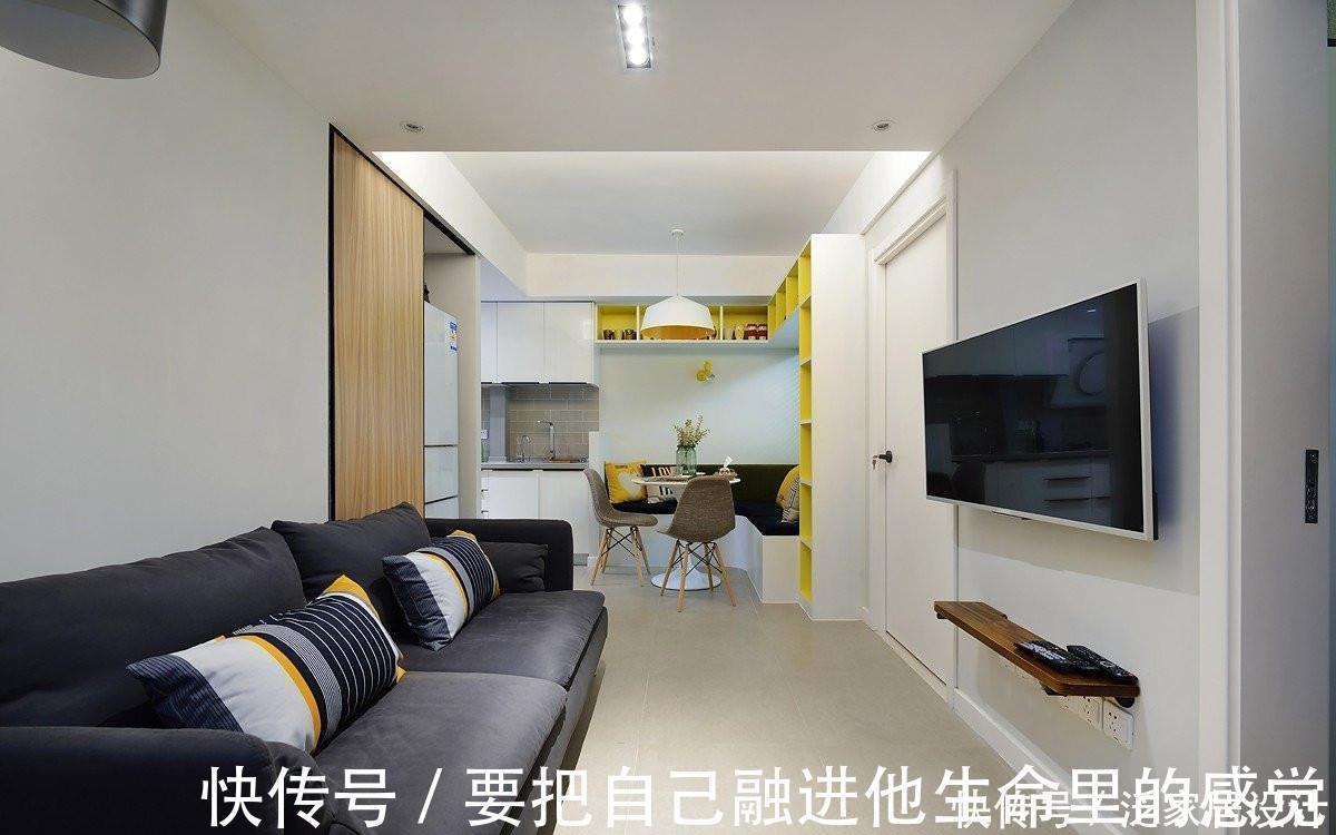 小户型|48㎡一房一厅改造成两房两厅，一点也不拥挤，设计师太棒了!