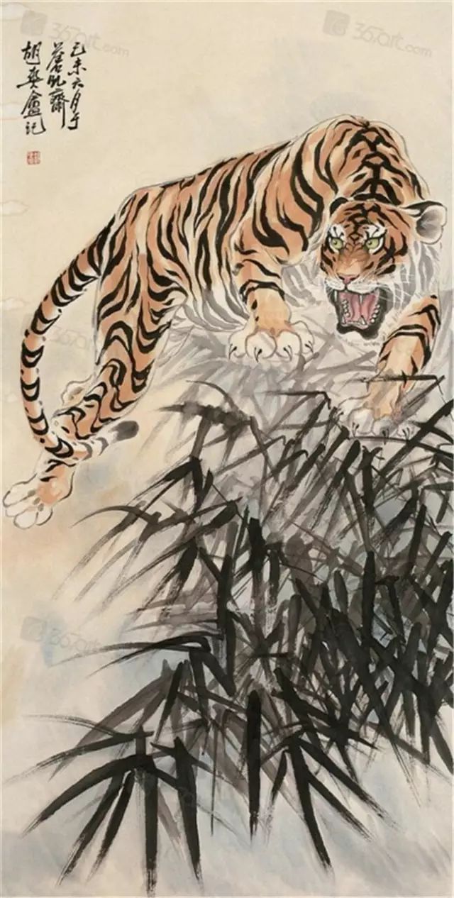 胡爽庵|“被埋没的画虎大师”胡爽庵 作品欣赏