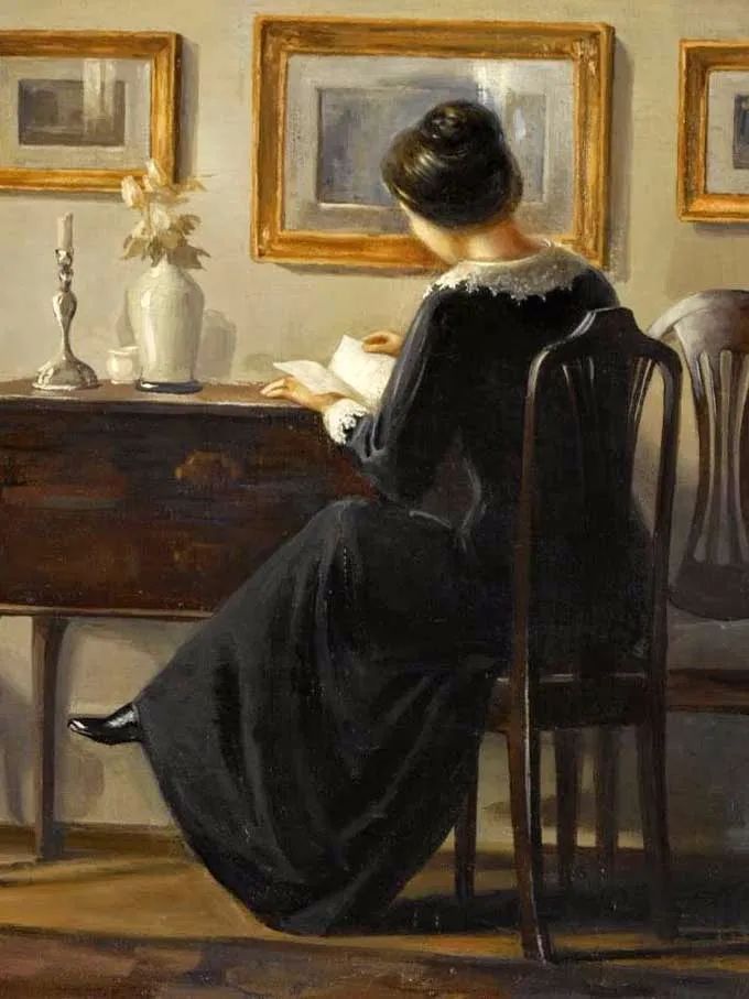 画家|读书的女人最美丽，那一刻全世界都安静了