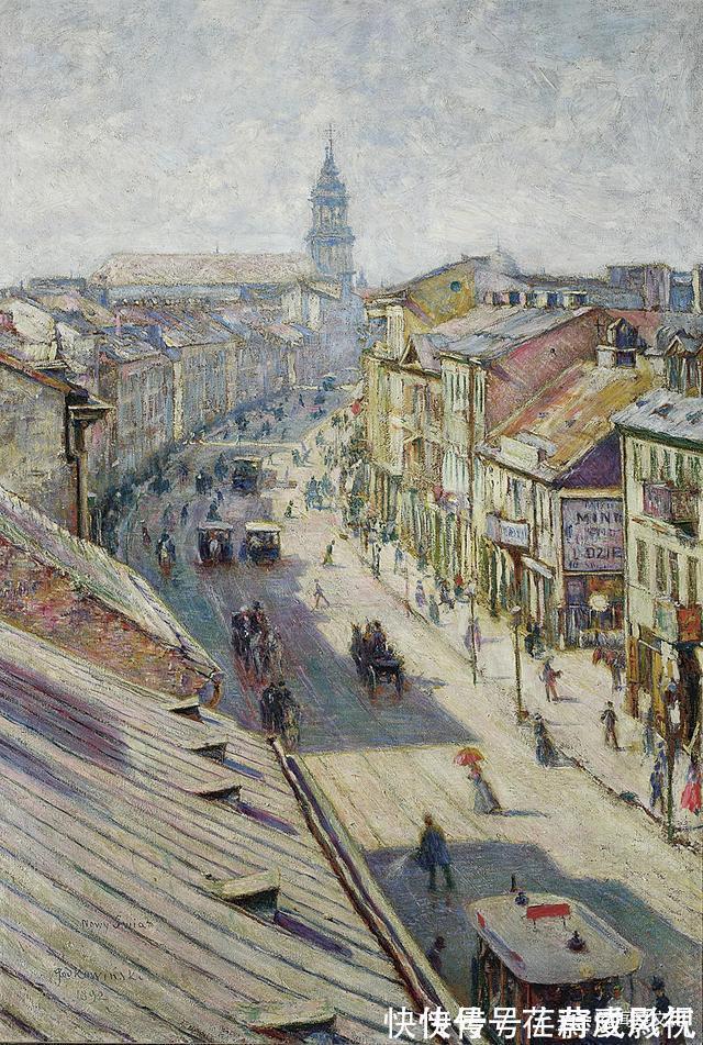 艺术家@学赏画186:第一个将印象派引入波兰的人——波德科维斯基