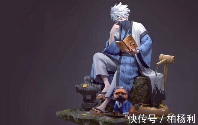 亲热天堂|火影卡卡西浴衣造型手办,帕克服饰抢镜,手办整体意境令人感叹