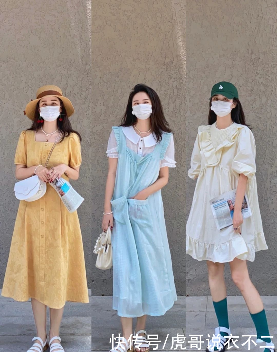 连衣裙|适合普通人的“氛围感”穿搭，简单好学，让你美得清新脱俗