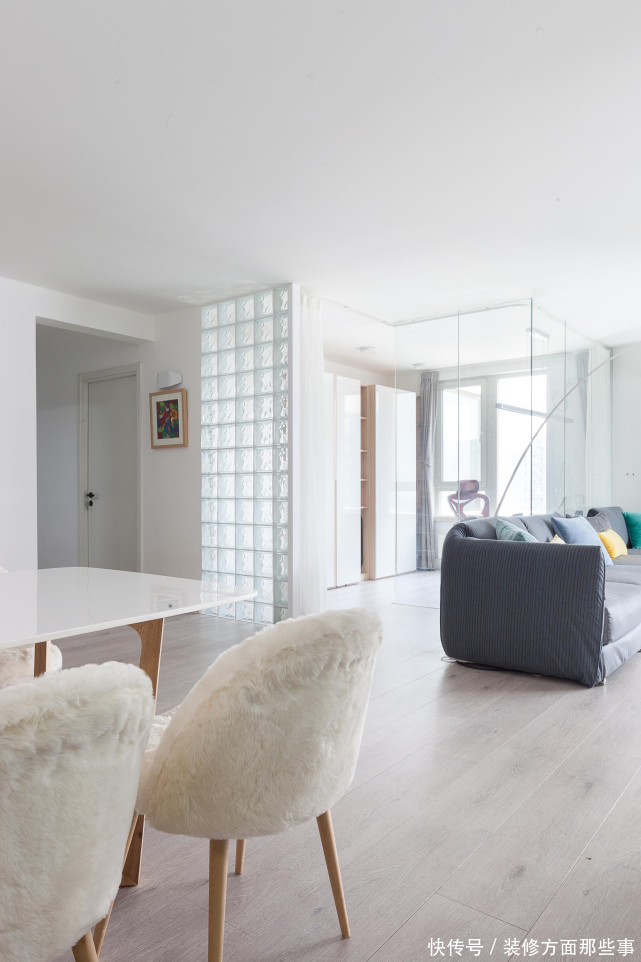 实拍|112平米的留白设计 会不会太单调?来个实拍看看!