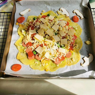 黑胡椒|酥脆土豆片披萨