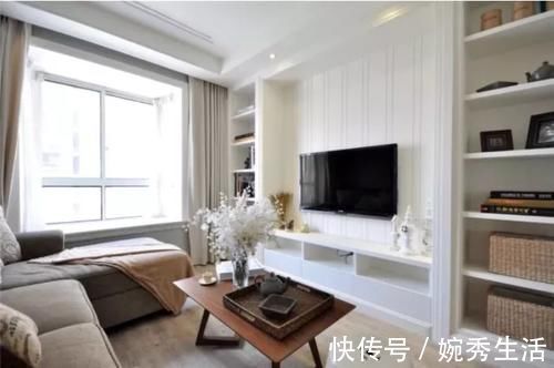 装饰画|86㎡清新美式,巧用隔断,小户型的收纳就要够多!