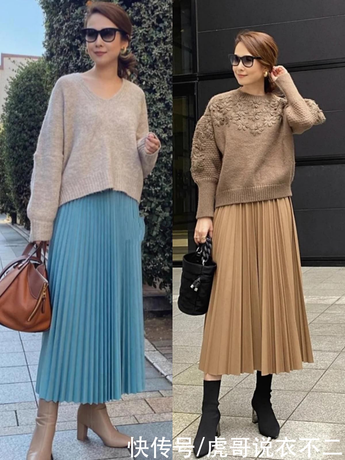 50岁的日本博主真会穿,简约又高级,这才是中年女性该有的打扮