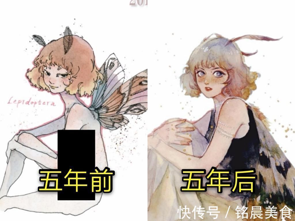 改造@变废为宝！画师改造多年前“烂画”黑历史：莫不是开了十级美颜