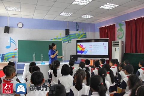 宣讲|青岛市崂山区生态文明知识宣讲走进枯桃小学