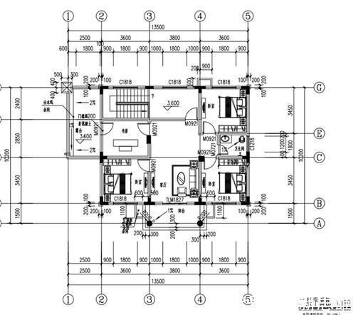 占地面积|二层别墅带小配房设计图，接地气的乡村别墅，这样的户型谁不爱？