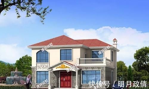 平面图|适合农村建设的两栋别墅，第一栋是堂屋，第二栋是柴棚