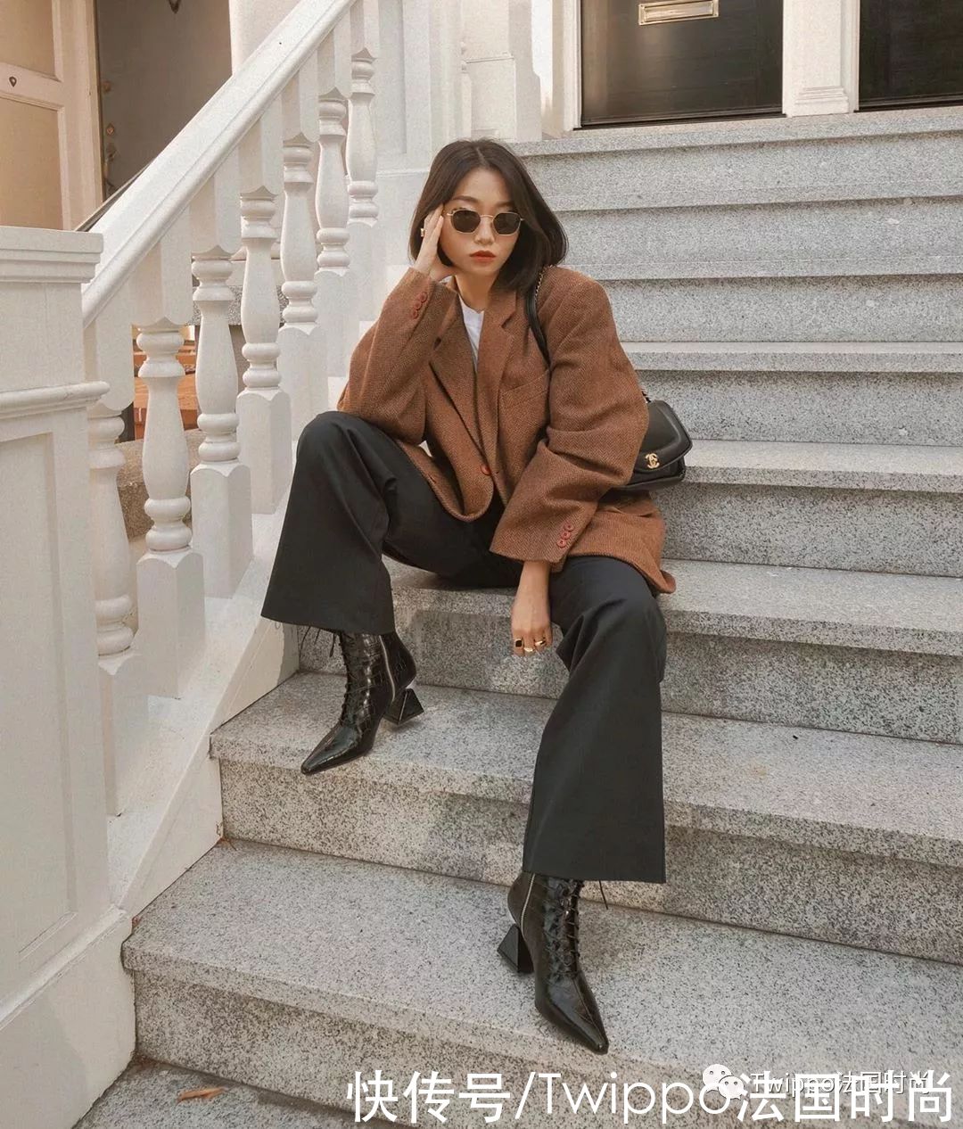 小个子女生的冬季穿搭术，才不止提高腰线这么老套