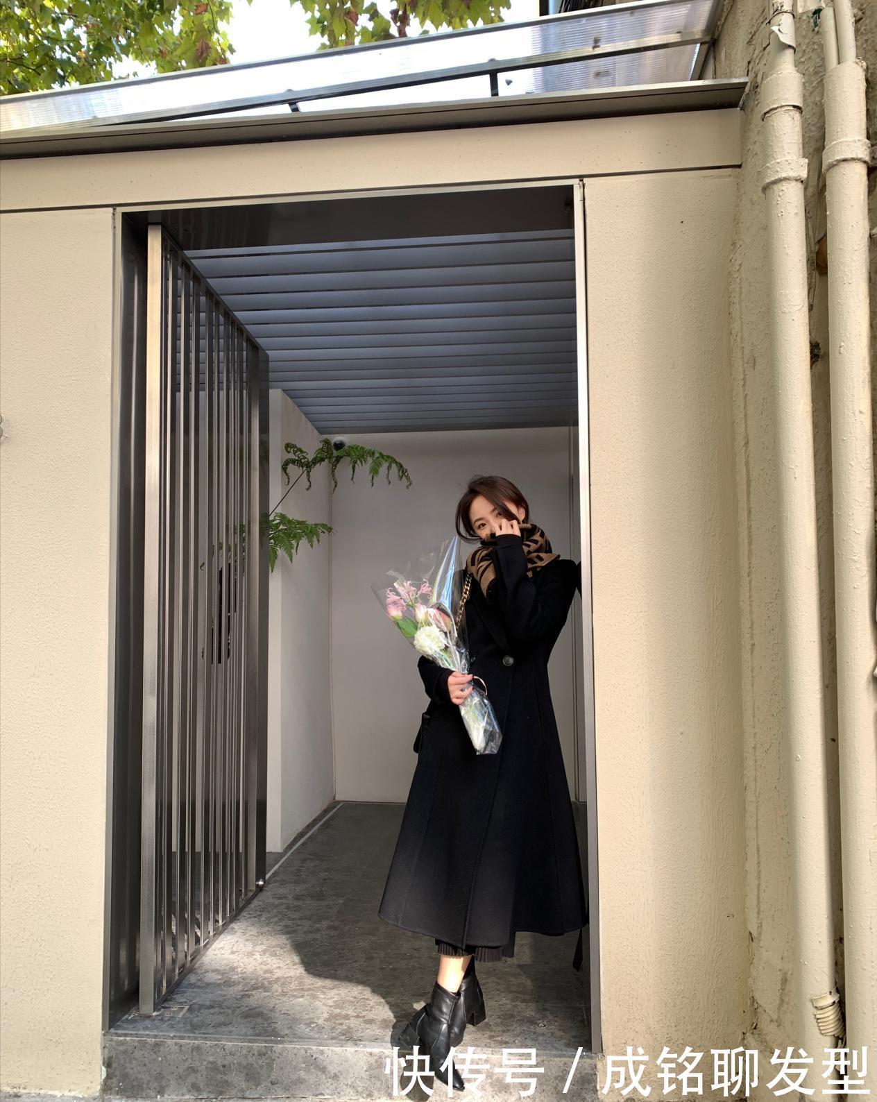 高级|谁说黑色大衣平平无奇?跟着时尚达人这样搭配,时尚高级又有气场