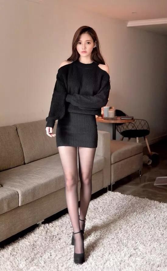 美女|街拍美女搭配高跟鞋,让你穿出气质美女