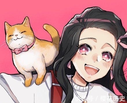 鬼灭之刃|《鬼灭》联动猫咪主题,花江夏树的猫也有出境?谁的猫咪更可爱?