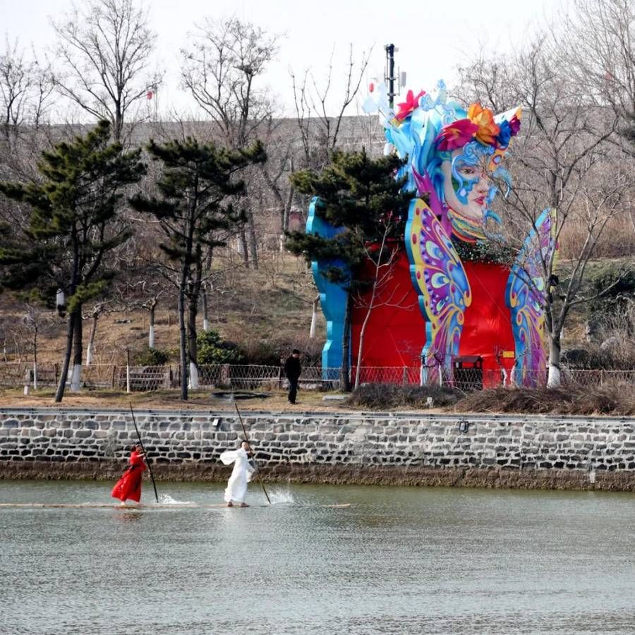 凌万顷！“一苇渡海”独竹漂！蓬莱阁邀你沉浸在传统文化和技艺