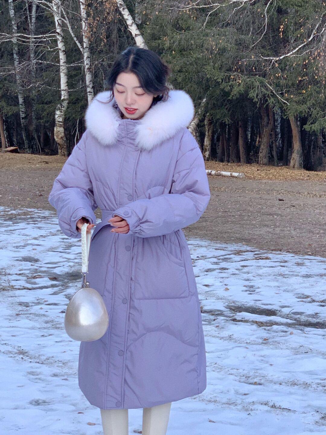 毛呢|冬天想要穿出高级感？一定要试一试灰色和粉色的搭配，高级又时尚！