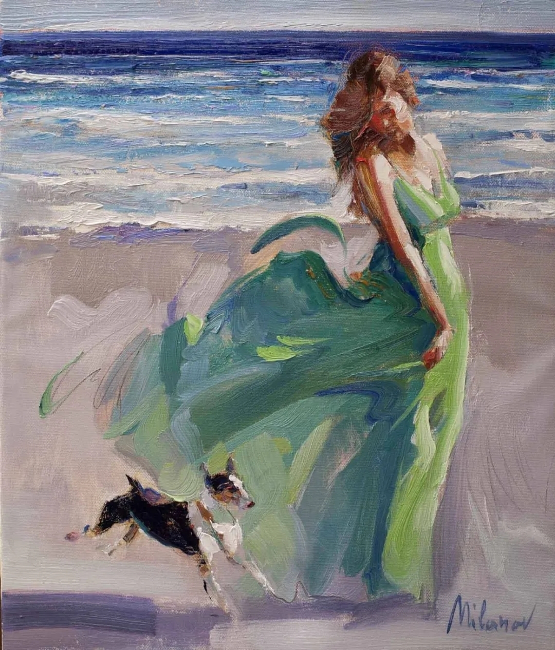 艺术家&塞尔维亚绘画:这样的画风和笔触,太让人喜欢了!