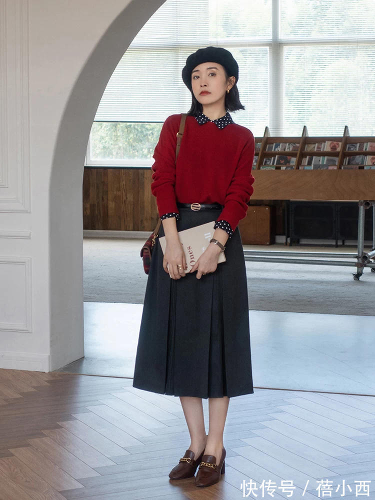 百搭|穿来穿去还是小黑裙最好看,特别是这3条中长款,简约百搭有气质