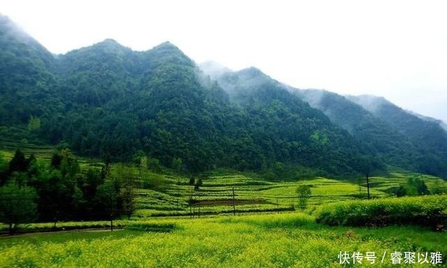 汉中铁炉沟，田园美景让人流连忘返