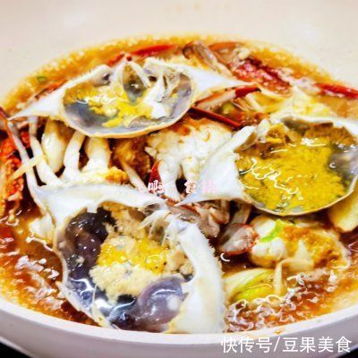 梭子蟹|#不容错过的鲜美滋味#红烧梭子蟹