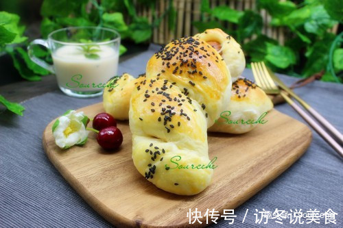 面包别再买了!学会这个面包方子,能做出十几种面包,有咸有甜