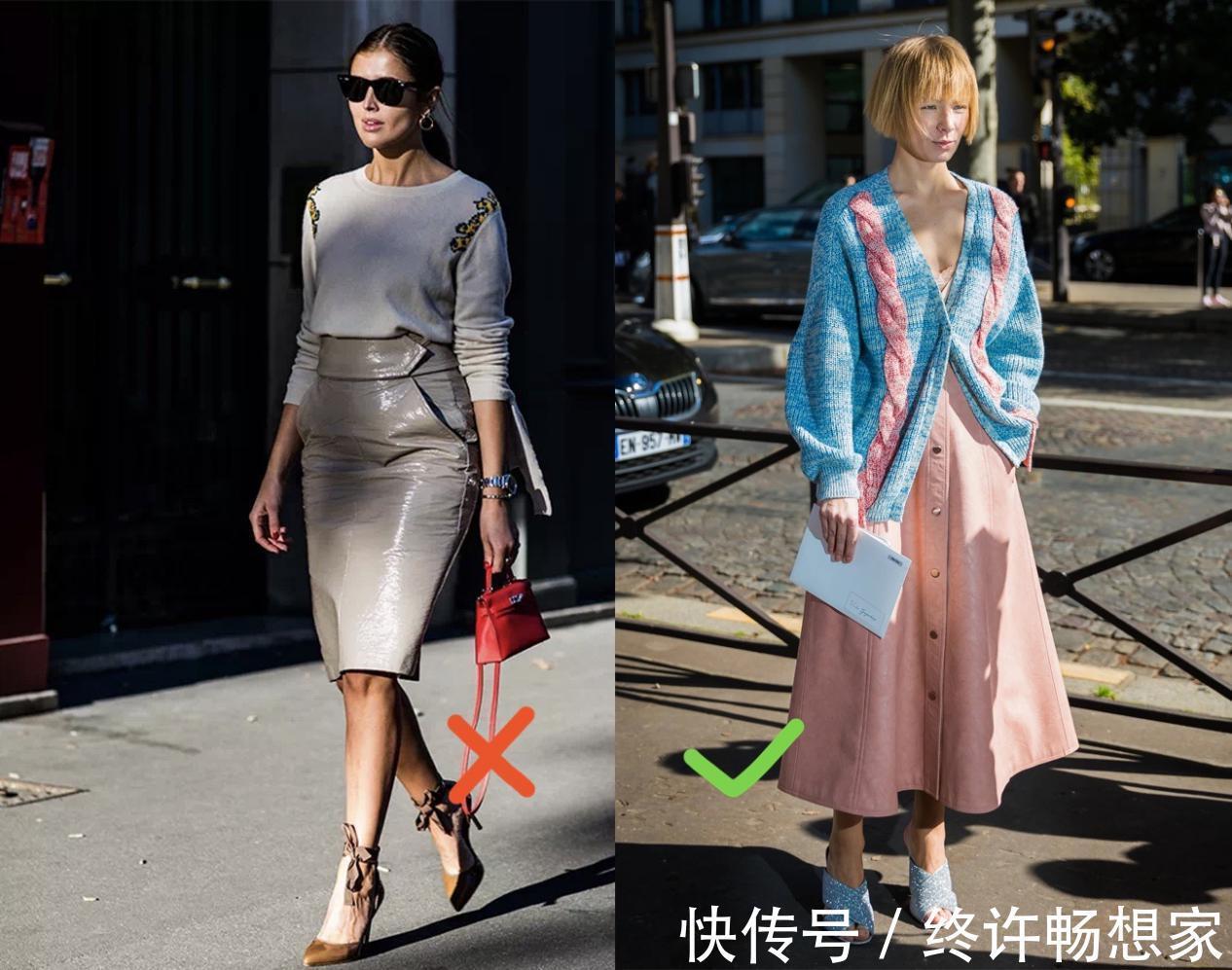 身材 谁说皮裙难驾驭教你根据身材来穿搭,不仅显瘦还很潮,快学起来