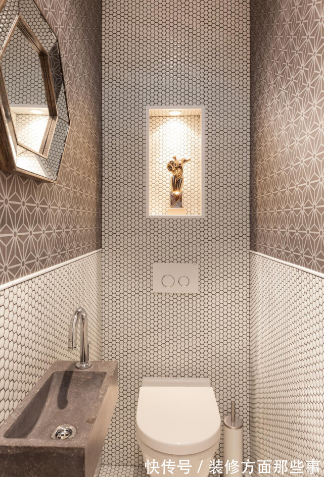 开放式|110平北欧风三居室开放式厨房,造型别致的木质吊顶,质朴清新