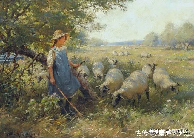 威廉·凯·布莱克洛克，William Kay Blacklock油画作品鉴赏