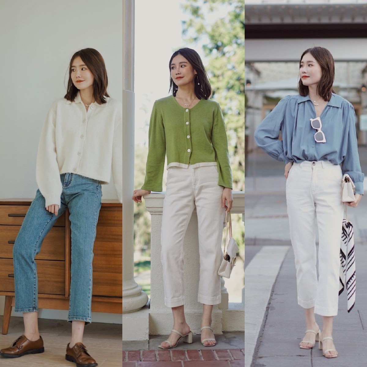 tips|“直筒裤”学会这几个穿搭技巧,显高显腿长